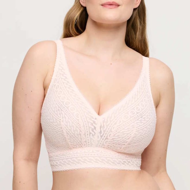BRALETTE ΧΩΡΙΣ ΜΠΑΝΕΛΑ 0163386CRP MONTARA CRYSTAL PINK PRIMA DONNA 
